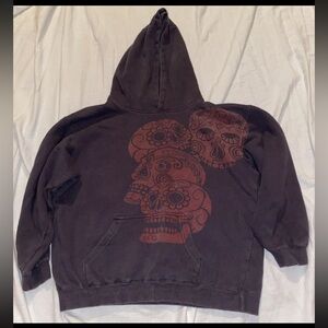 Bc Ethic Hoodie Skull Print On It Size XL